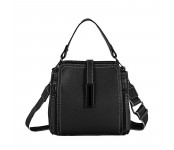 Женская кожаная сумка 88-115 BLACK